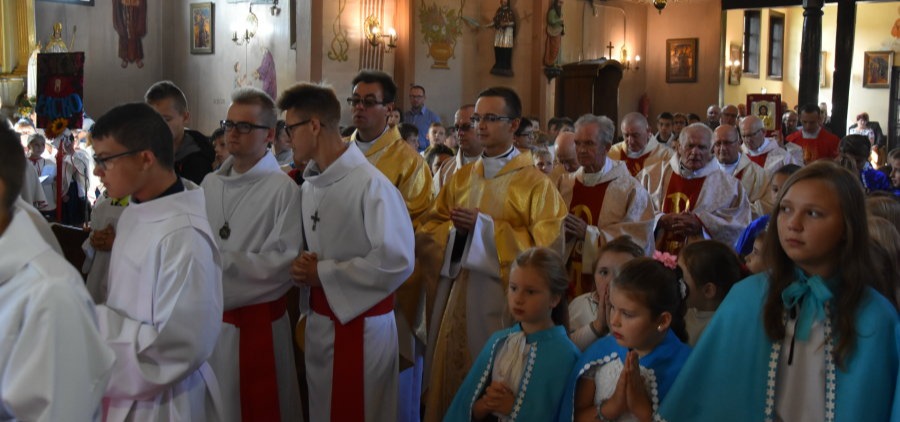 Odpustowa Msza św. dla grup parafialnych z dekanatu Łącko 2019